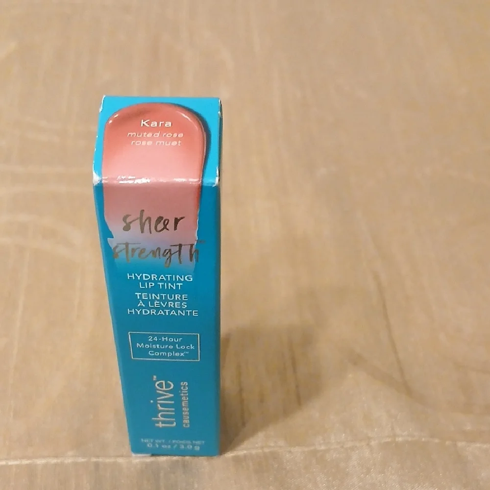 Thrive Causemetics Hydrating Lip Tint 0.1 oz-Kara muted rose - Picture 2 of 3